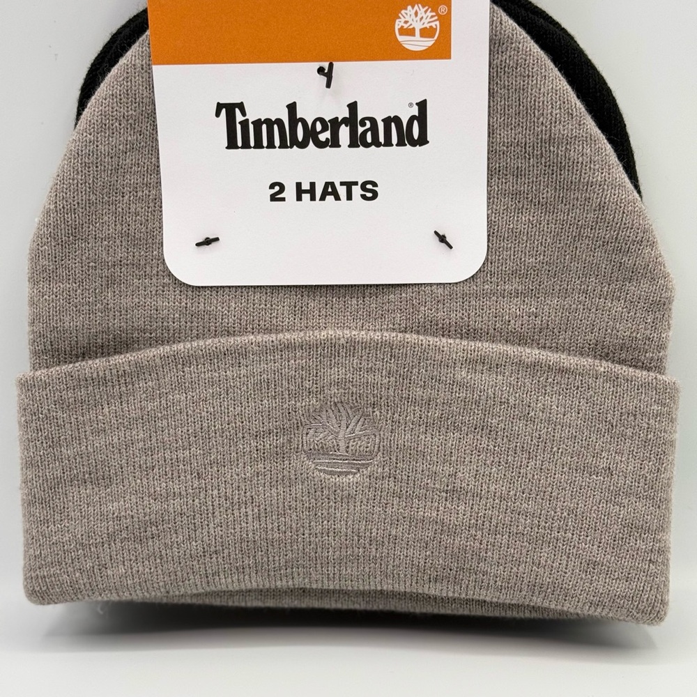 TIMBERLAND 2 PACK HAT‎ BLACK/GRAY